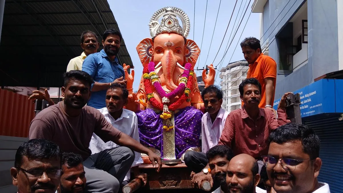 Public installation of Ganesha idols at over 650 places in Udupi district, Mangaluru City