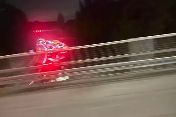 Man dead after being hit on M56 as he ran across motorway away from police