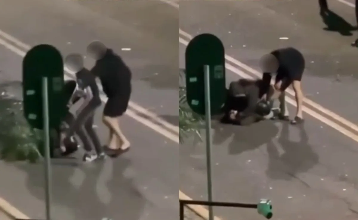 Imagem forte! Vídeo mostra confusão com guarda municipal suspeito de assédio contra adolescente no Alto da Glória, em Curitiba