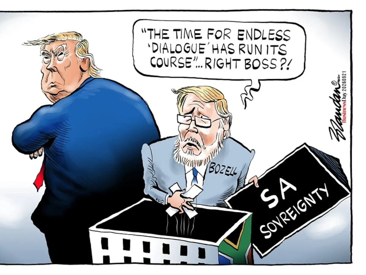 CARTOON | Bozell, Trump’s enforcer, guns for SA