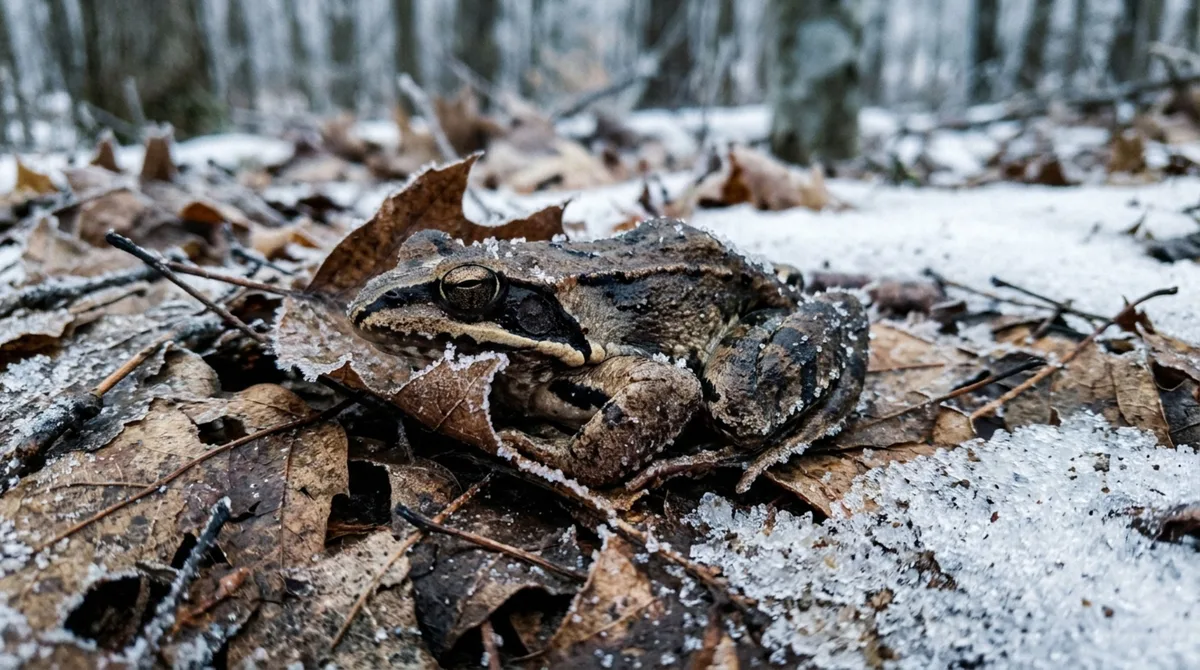 O animal que consegue sobreviver congelado durante o inverno e retomar suas funções quando a temperatura volta a subir