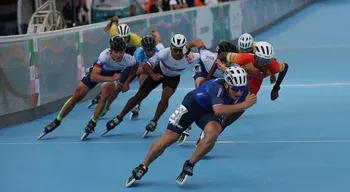Rafael Silva de bronze nos 1.000 metros sprint de juniores dos World Skate Games