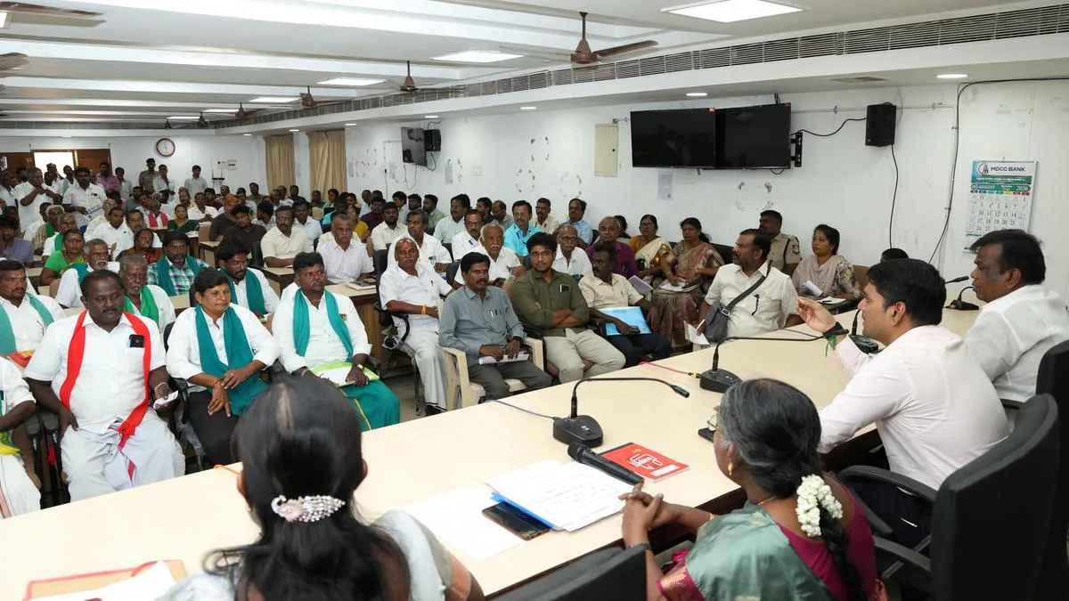 Declare Theni district as ‘drought-hit’, farmers plead at grievance meet
