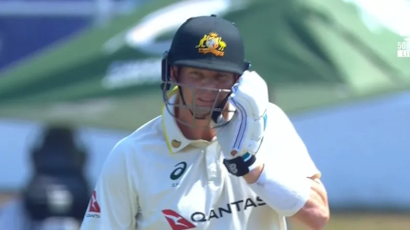 Smith cops bouncer to the helmet