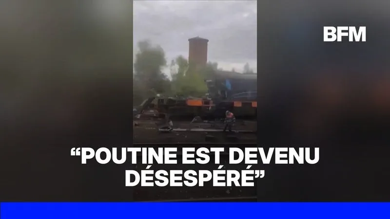 Guerre en Ukraine: l’Europe s’indigne des frappes russes sur un train près de la Pologne