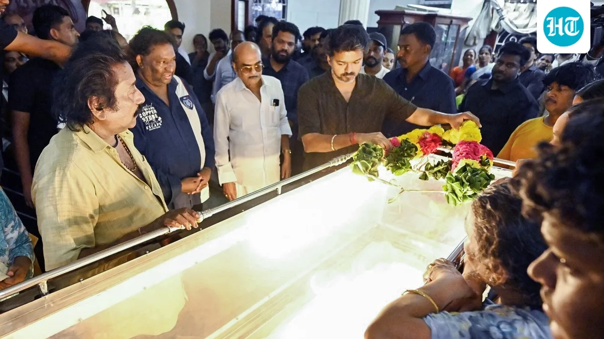 Rajinikanth gets emotional as he pays final respects to music composer Deva, CM Vijay consoles family members and announces State honours for funeral