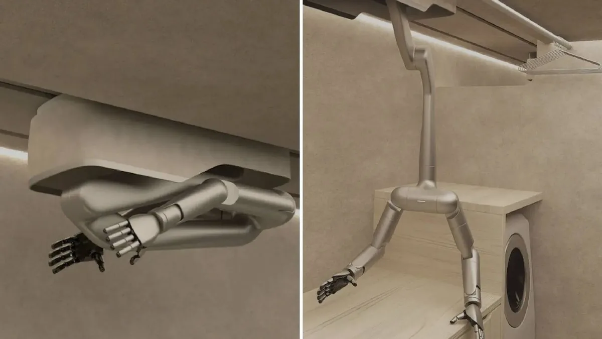 Japón presenta la primera casa inspirada en 'Iron Man' que usa brazos robóticos para hacerte la cama y plancharte la ropa
