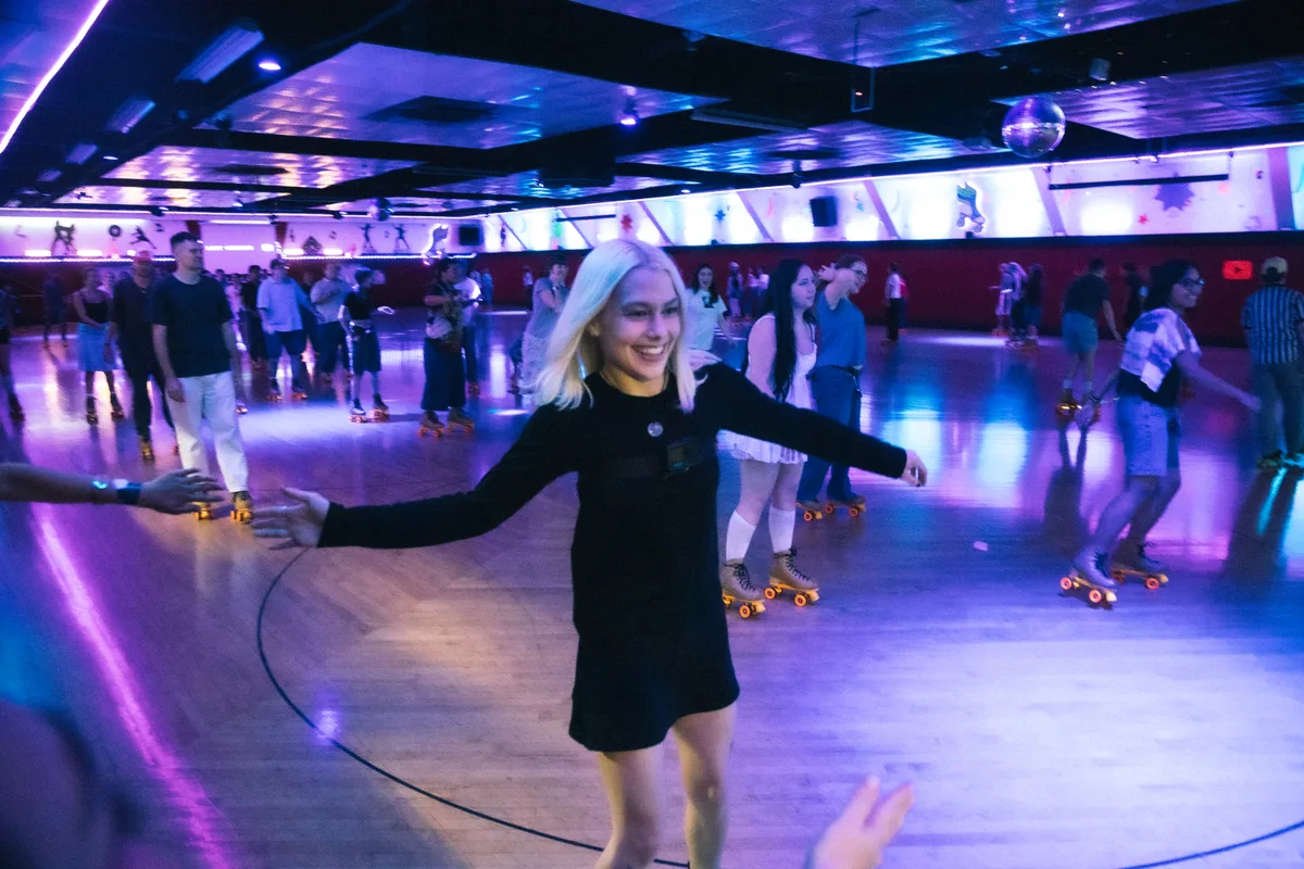Phoebe Bridgers Leads Delighted Fans Around the Rink at a Rollerskating Listening Party for ‘Lost Weekend’