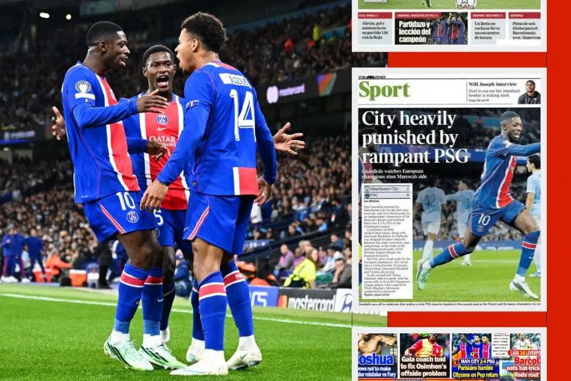 « Le PSG est-il en train de bâtir la plus grande dynastie européenne ? » : la presse étrangère ébahie par la victoire de Paris contre Manchester City en Ligue des champions