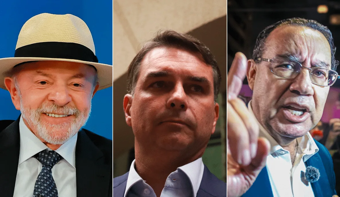 Nova pesquisa Quaest mostra embate Lula x Flávio Bolsonaro e traz novidade sobre Augusto Cury