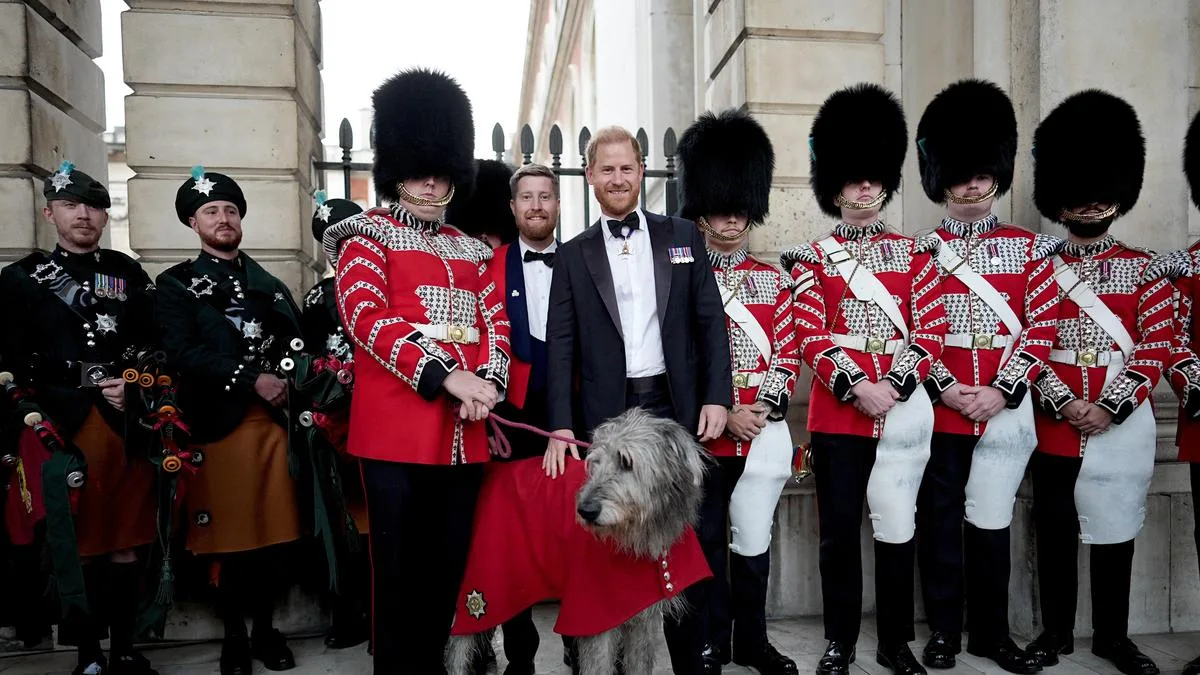 Prince Harry makes first public appearances 'back on British soil'