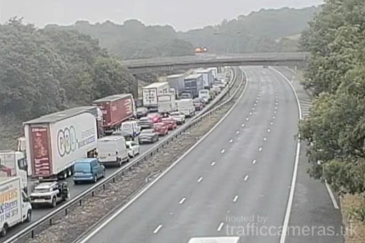 Section of M6 closed after serious collision with traffic disruption expected for hours