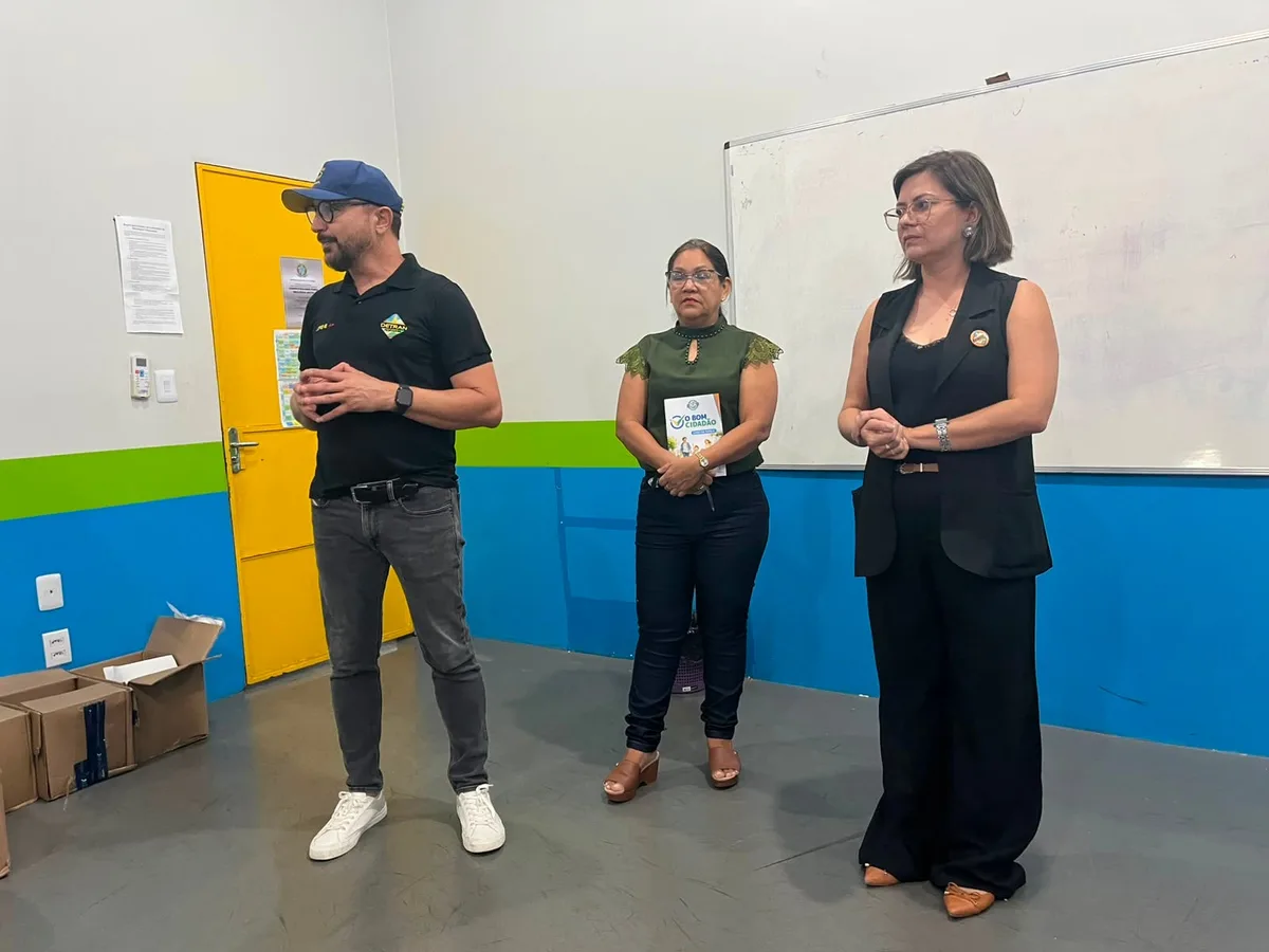 Projeto-piloto leva educação para o trânsito a duas escolas estaduais de Roraima