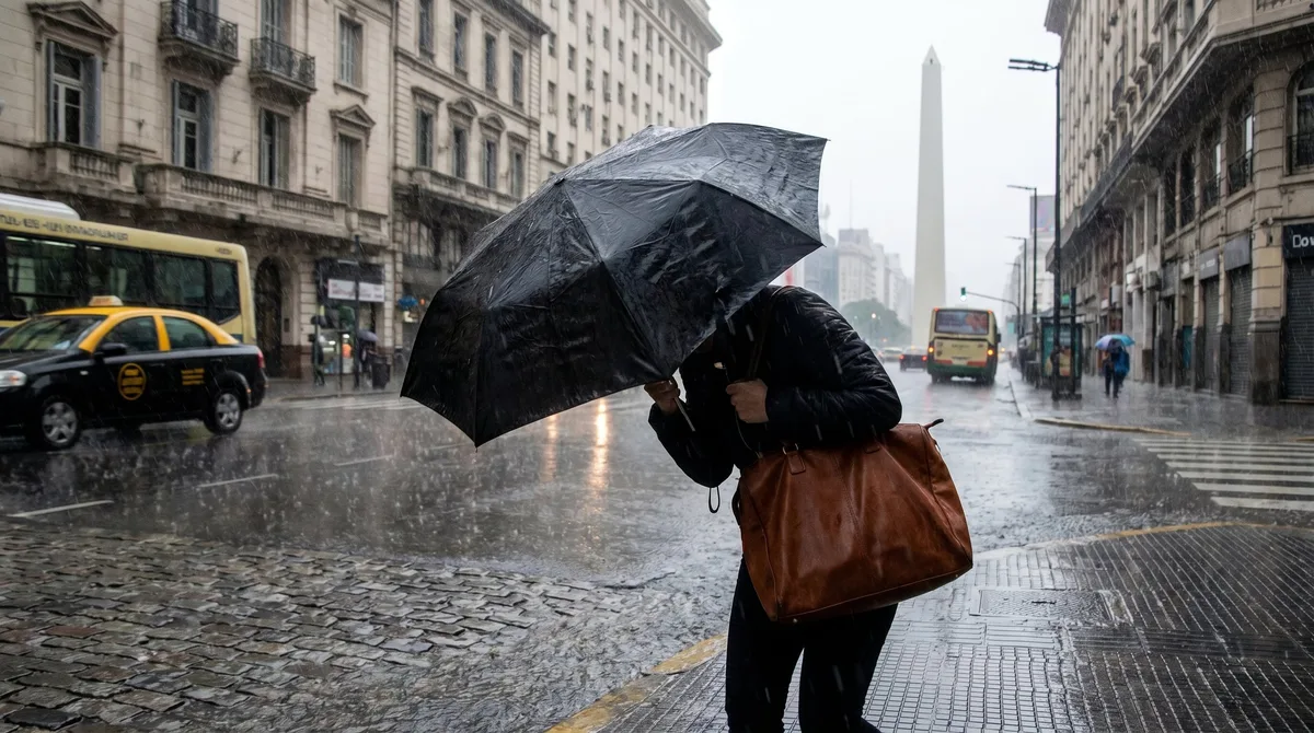 Se esperan lluvias en el AMBA y llega el frío: el pronóstico para los próximos días