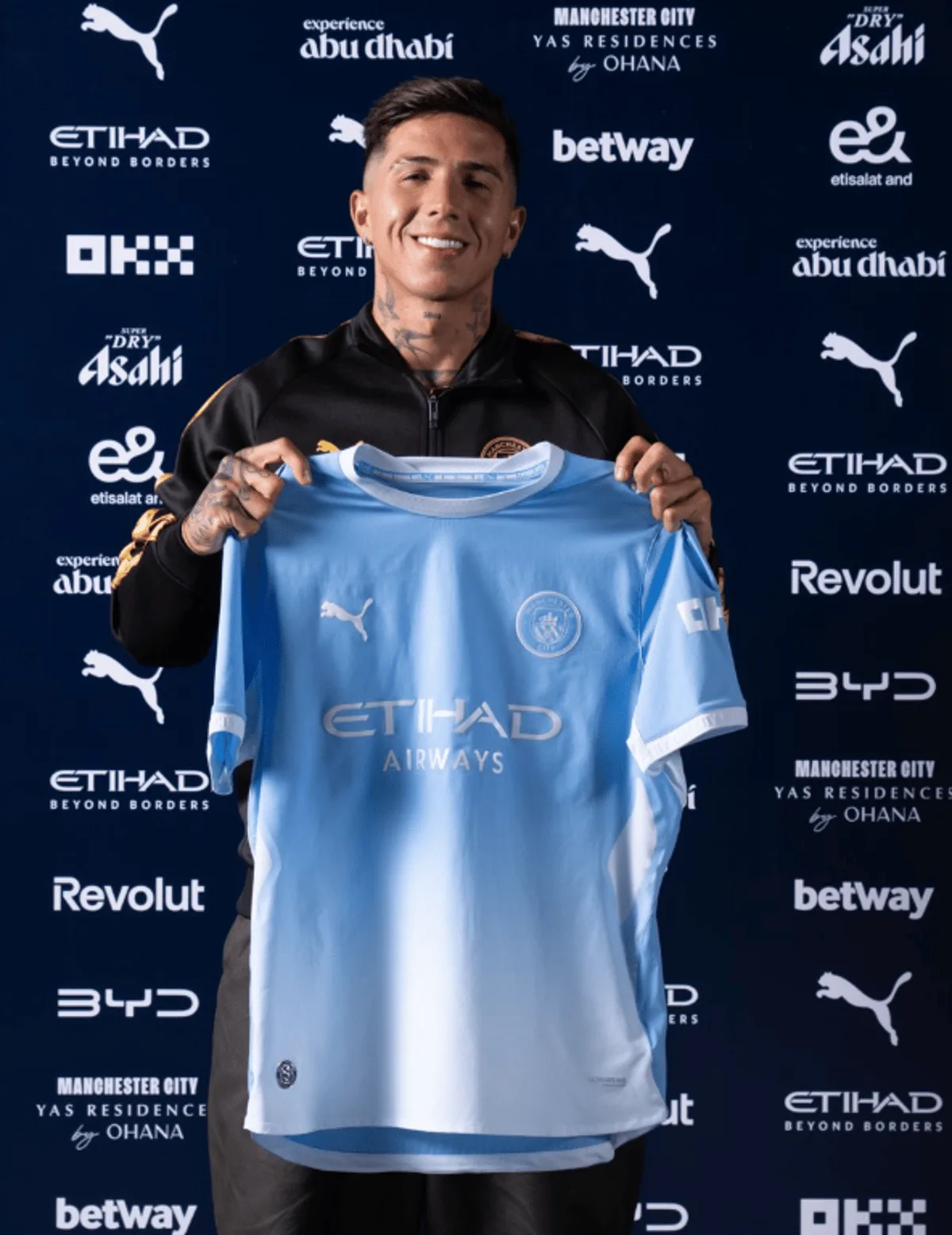 Enzo Fernandez reveals why he joined Man City from Chelsea as shirt number confirmed