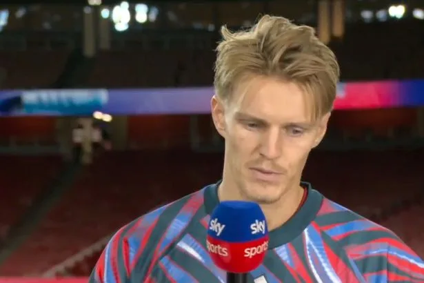 Martin Odegaard responds to cheeky dig from Sky Sports host - 'Thanks for reminding me'