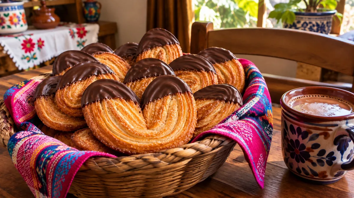 Cómo hacer orejitas de hojaldre con chocolate: la receta tradicional mexicana para el Día Mundial del Pan