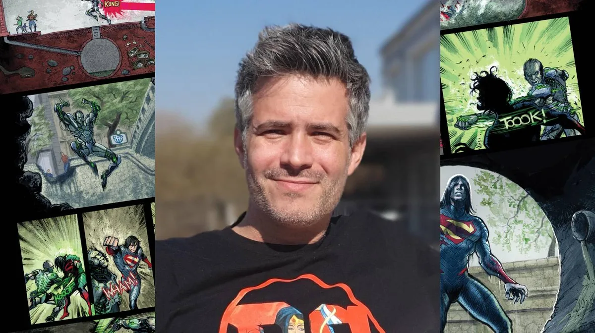 Un dibujante argentino llevó a Superman a Córdoba y dejó varios homenajes en las páginas del cómic
