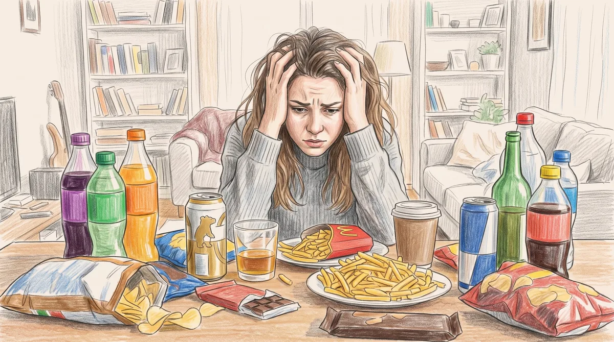 Los 11 alimentos y bebidas que pueden aumentar el estrés, según expertos