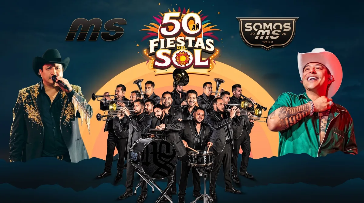 Banda MS, Julión Álvarez y Grupo Firme llegarán a Mexicali para las Fiestas del Sol 2026