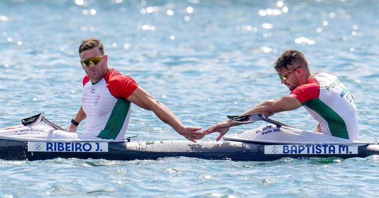 João Ribeiro e Messias Baptista na final K2 500
