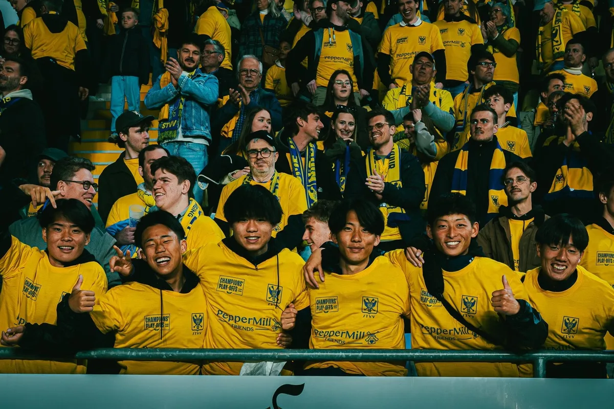 Sint-Truiden, el club belga que es vía de entrada del fútbol japonés en Europa y jugará Conference League