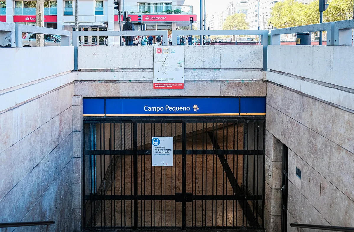 Greves parciais no Metro de Lisboa nos dias 28 e 30 de outubro