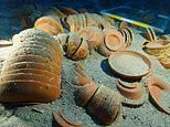 Ancient shipwreck packed with luxury tableware found untouched after 2,100 years beneath the Mediterranean Sea