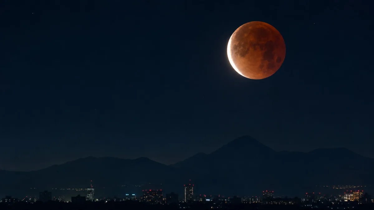 Eclipse lunar parcial 2026: cuándo y a qué hora se verá la Luna roja en México