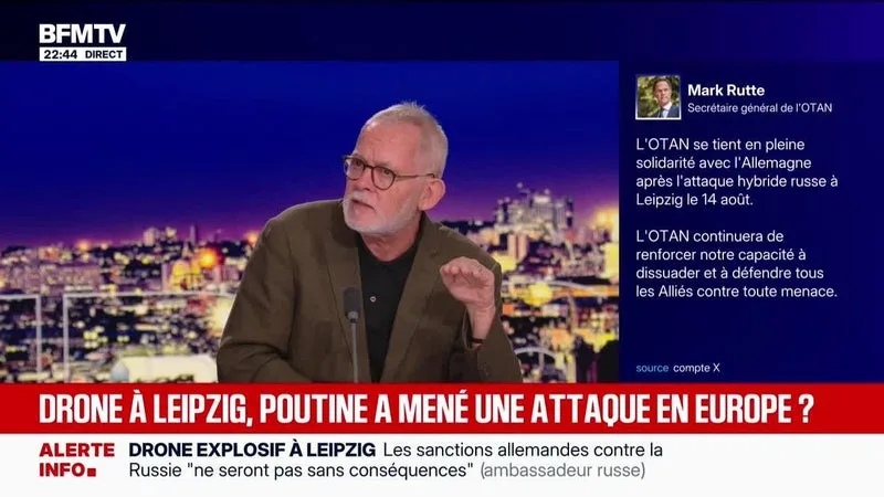 Drone à Leipzig : Poutine a mené une attaque en Europe ? - 01/09