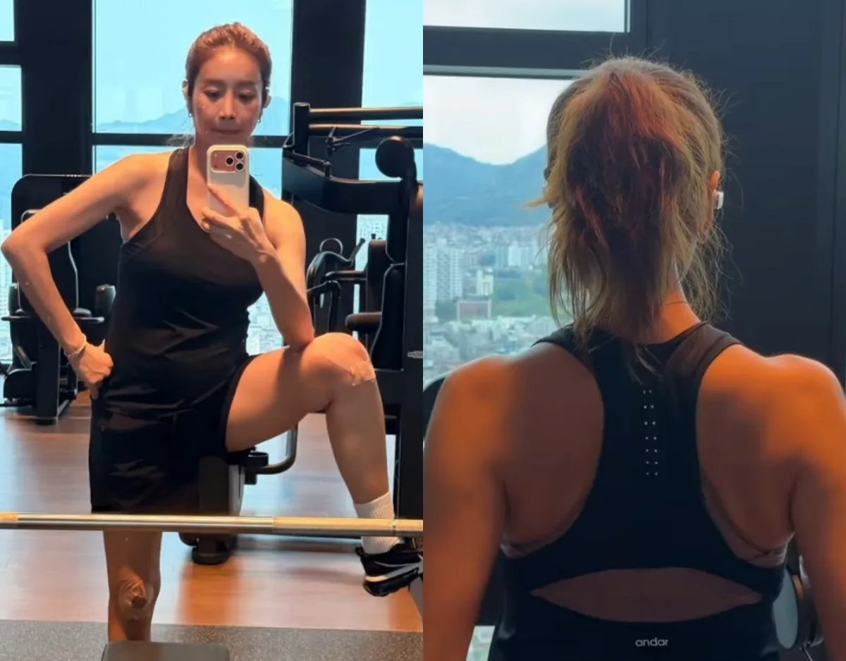 47세 한다감, 임신 중에도 폭풍 운동…탄탄한 등근육 ‘감탄’