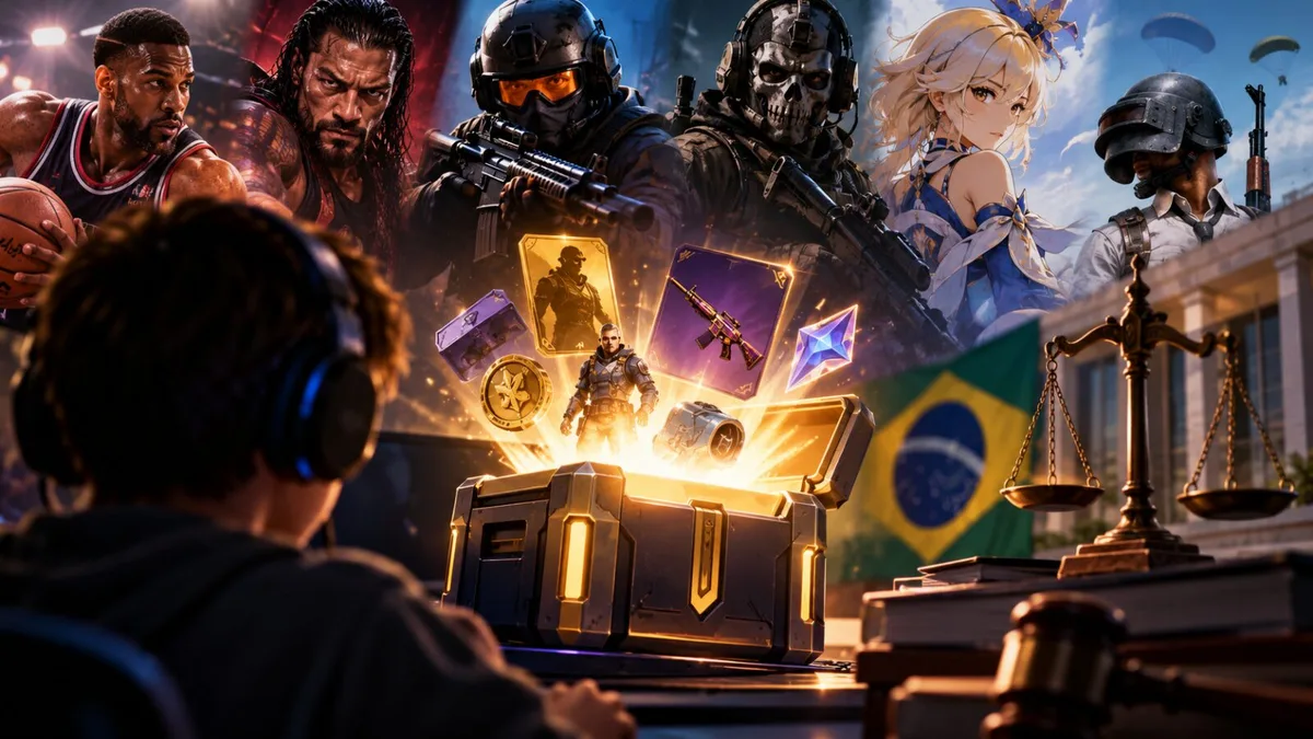 Brasil mira loot boxes: jogos populares, incluindo CS2 e Genshin Impact, estão sob investigação
