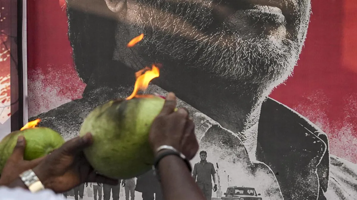 Rajinikanth fans celebrate ‘Jailer 2’ release with firecrackers