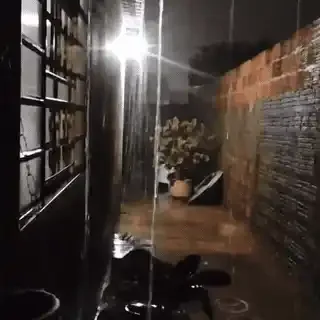 Chuva forte e ventania marcam madrugada na Capital; calor chega a 42°C em MS