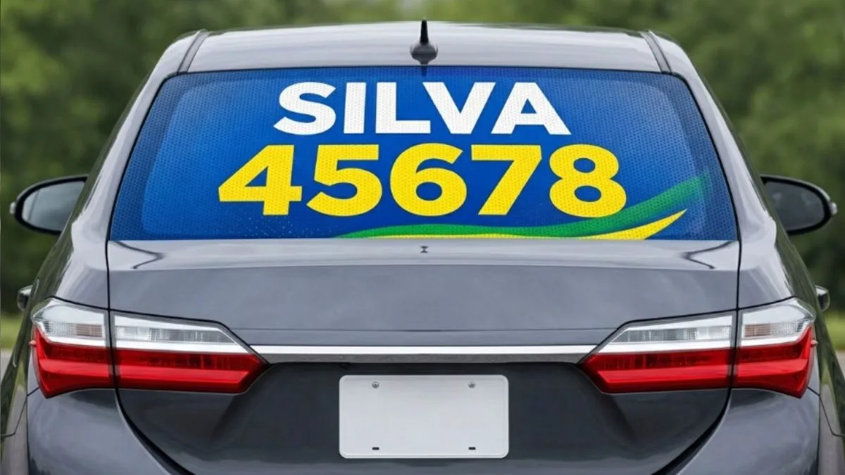 Motorista de app pode usar adesivo eleitoral em carro? Decisão do TSE impõe multa de R$ 8 mil