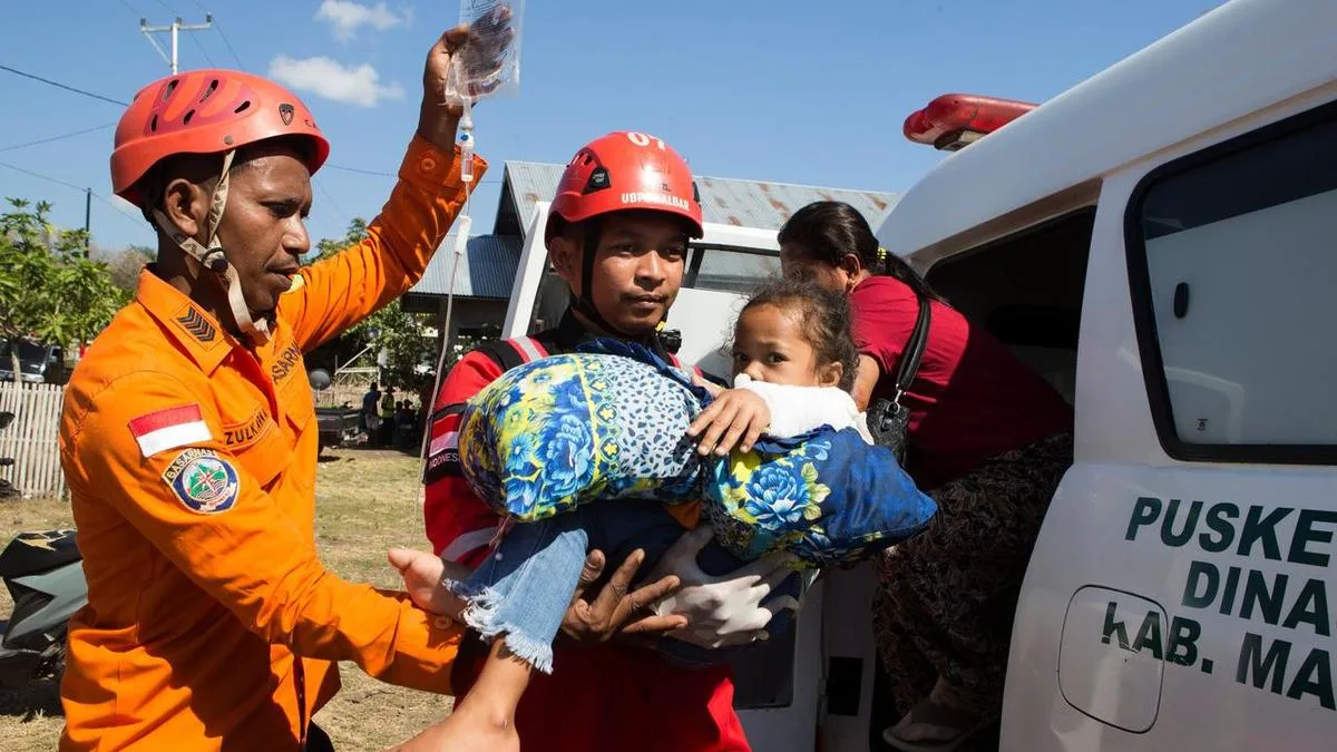 Fear grips children after deadly quake in Indonesia