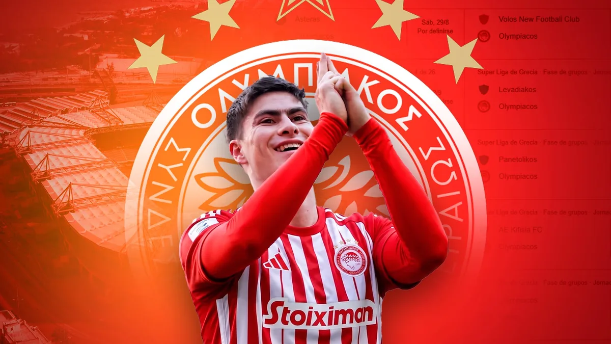 Hormiga González recibe su primera convocatoria con el Olympiacos de Grecia y busca su debut en Europa