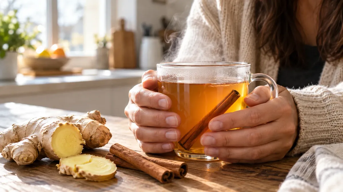 Para que serve o chá de gengibre com canela: 6 razões que explicam a intensa sensação de aquecimento provocada pela combinação
