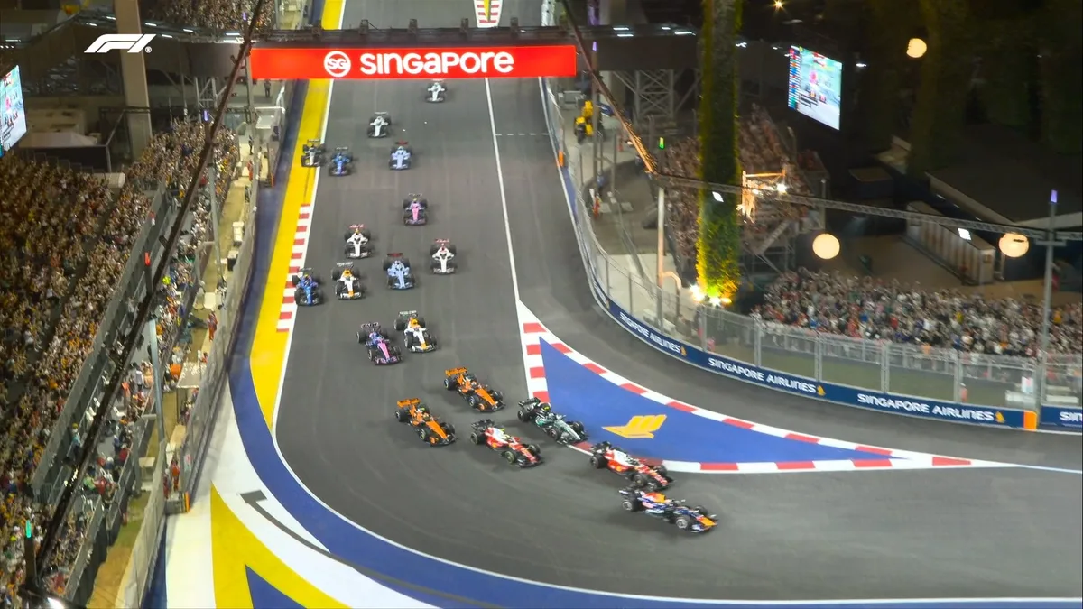 Carrera GP Singapur F1, en directo: última hora de Alonso y Sainz hoy en Marina Bay, en vivo