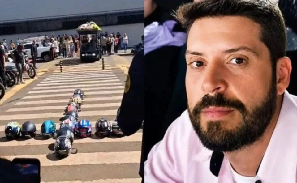 Motoboy morto após ser atropelado por estudante de medicina é sepultado sob forte comoção