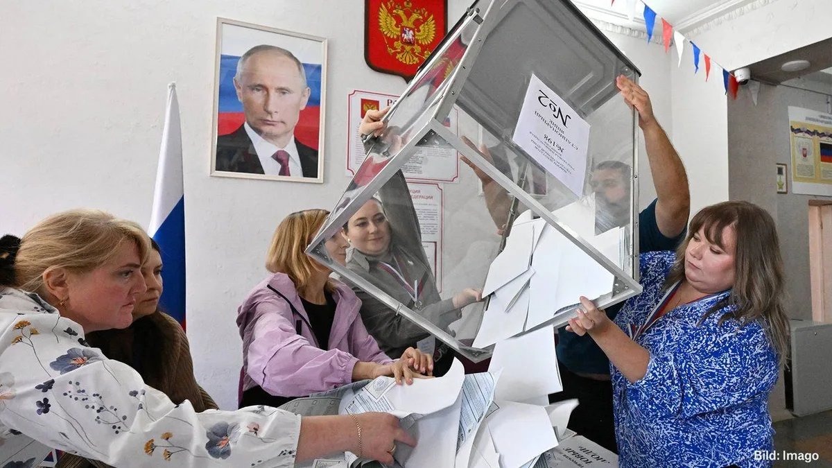 Duma-Wahl: Kreml-Partei steht laut offiziellen Angaben vor Wahlsieg in Russland