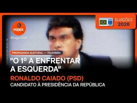 Fui o 1º a criticar a esquerda, diz Caiado em propaganda eleitoral