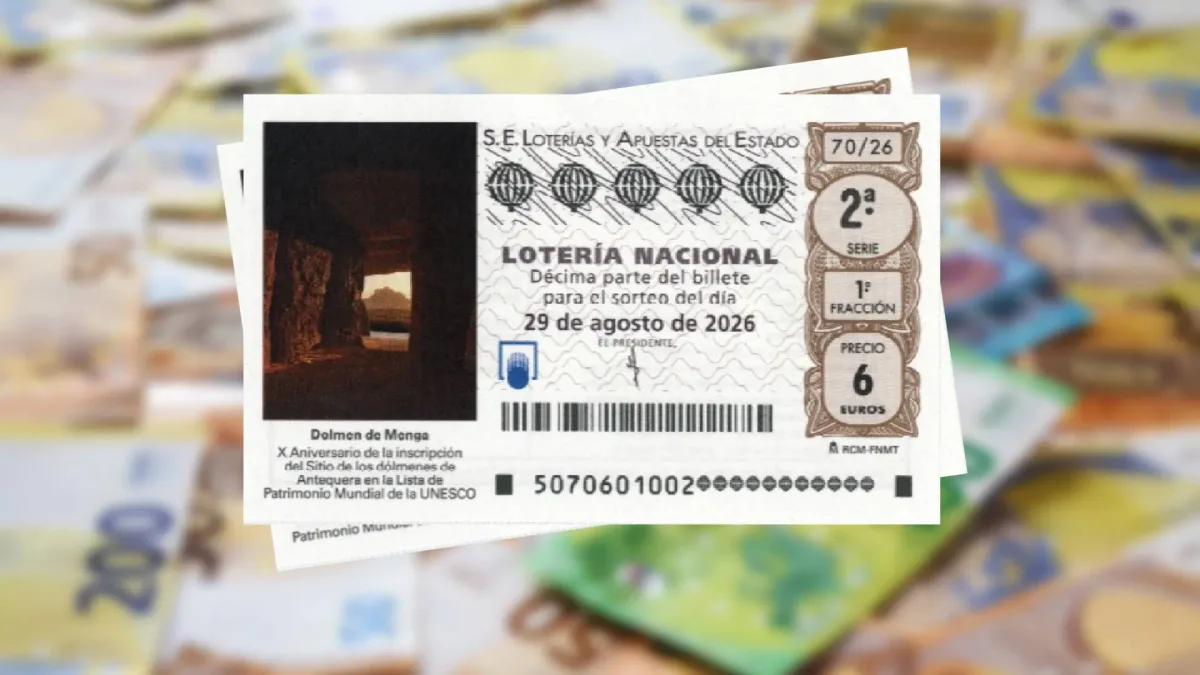 Lotería Nacional de hoy sábado 29 de agosto de 2026, en directo | Resultados y premios