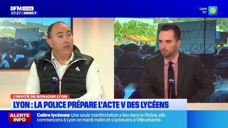 Alain Barberis, secrétaire régional Alliance Police nationale, est l'invité de Bonjour Lyon.