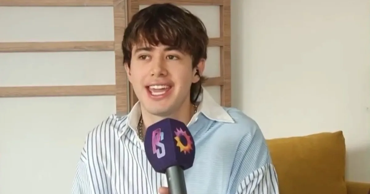 Dante Ortega, hijo de Sebastián Ortega y Guillermina Valdes: "Tengo cosas de chico cómodo, lo admito"