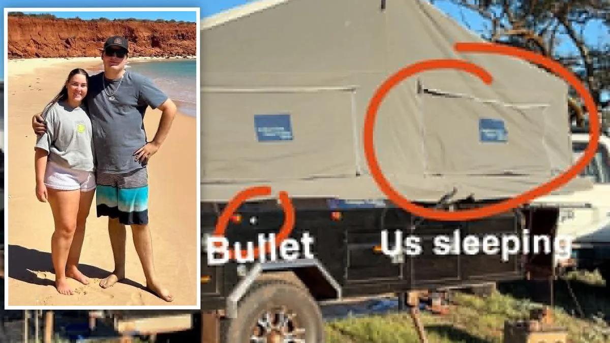 Pregnant Lacey Ditchfield recalls terror of camper trailer being shot at while camping at Mullewa Waterfalls