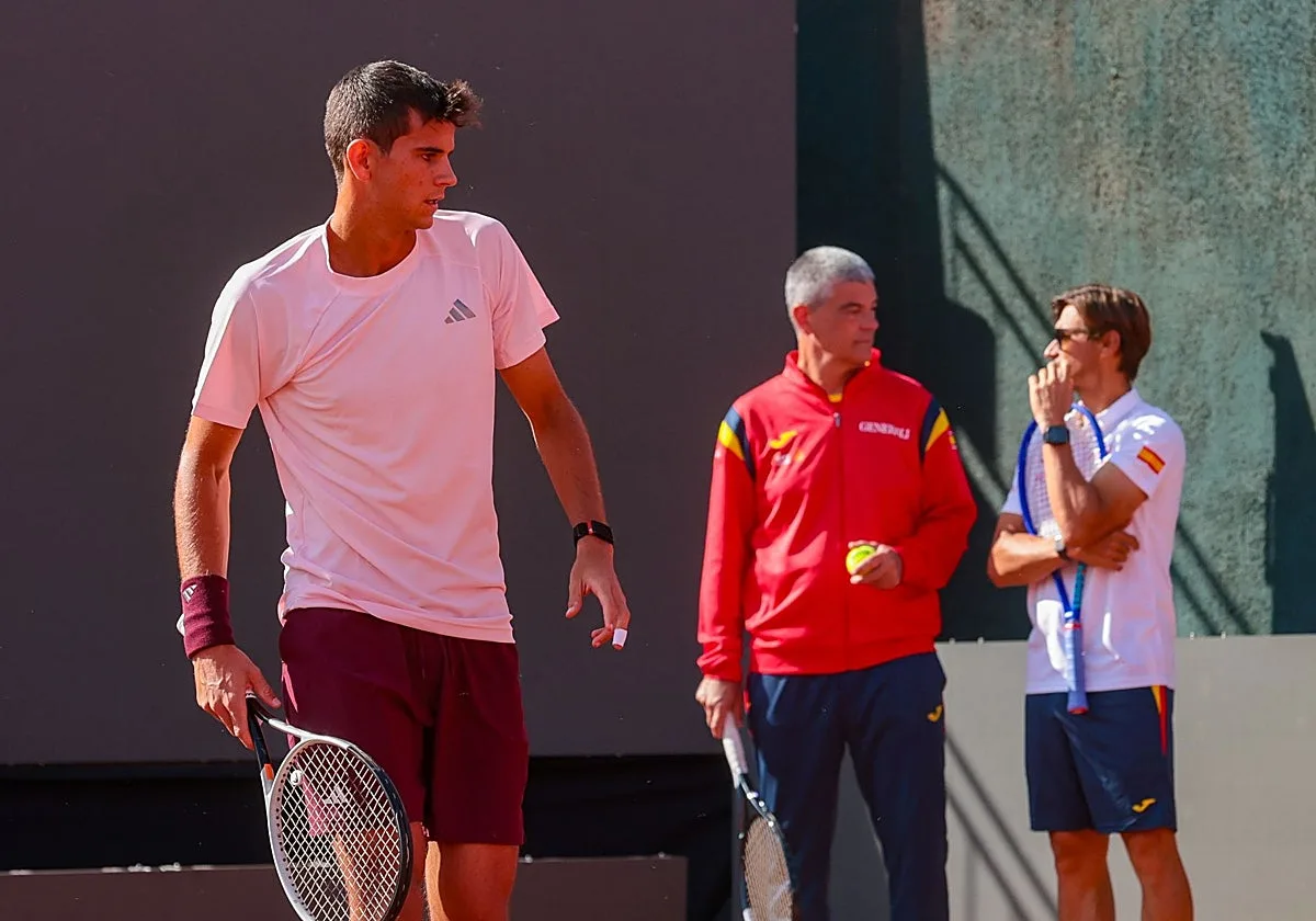 La Copa Davis pone a prueba la madurez de Jódar y Mérida