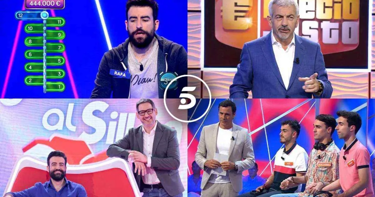 ⁠⁠Los concursos fallidos de Telecinco tras perder 'Pasapalabra'