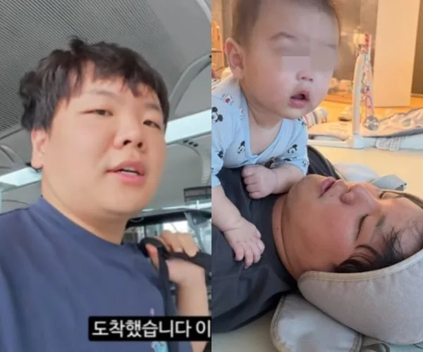 1등석 '1500만원' 플렉스 하더니..곽튜브, 현실 육아 복귀