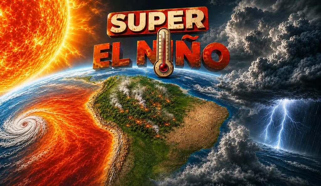 Super El Niño 2026: especialista alerta para secas na Amazônia, ondas de calor e risco de tornados no Brasil